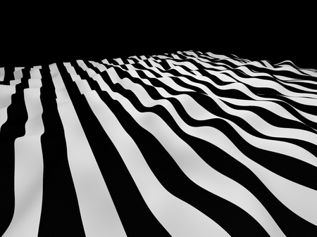 Black and white stripes abstract backgroundの写真素材