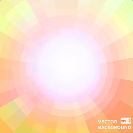 Abstract colorful bright circle background vector illustration.のイラスト素材