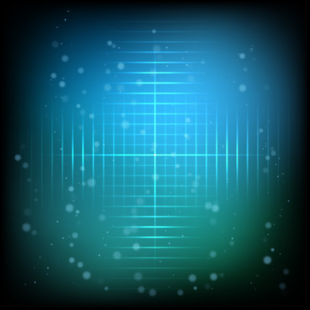 Abstract shining neon target backgound.のイラスト素材