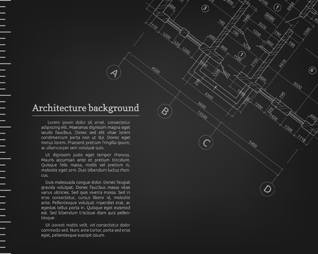 Architectural background Vector illustration.のイラスト素材
