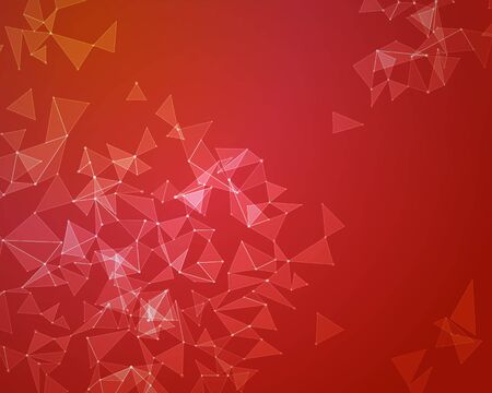 Abstract background with transperent triangles. Vector illustration.