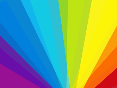 Abstract rainbow triangle vector illustration.のイラスト素材