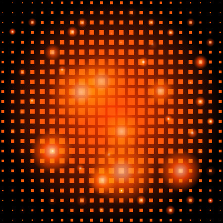 Abstract background with squares and halftone effect. Vector illustration.のイラスト素材