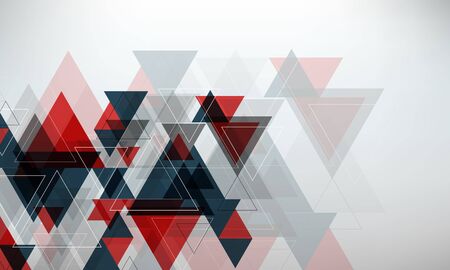 Abstract geometric background. Trendy overlapping triangles. Vector illustration for flyers,...