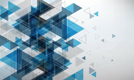 Abstract geometric background. Trendy overlapping triangles. Vector illustration for flyers,...