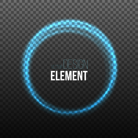 Vector circle with light effectのイラスト素材