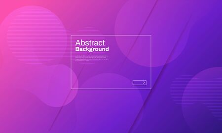 Minimalistic geometric background. Futuristic vector illustration with organic shapes.のイラスト素材