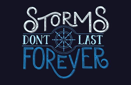 Handwritten vector lettering phraseのイラスト素材