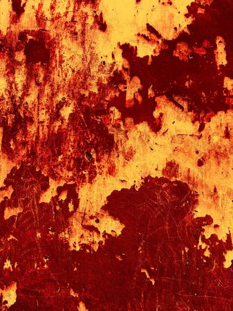 Old blood-red Wall background