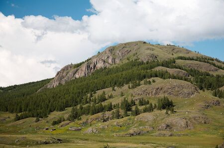 Siberia. West Sayan Mountainsの写真素材