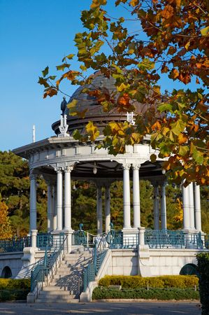 Old rotunda in the Zurumai park. Nagoya, Japanの写真素材