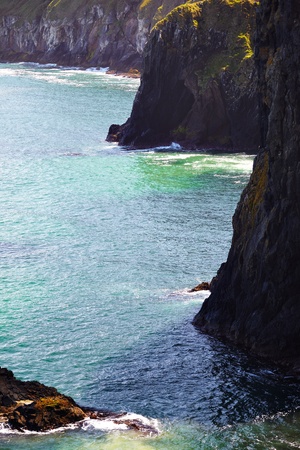 Rocky island in the sea , Nothern Ireland