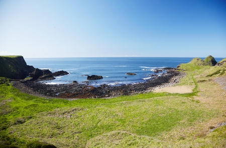 Causeway located in County Antrim on the northeast coast of Northern Ireland