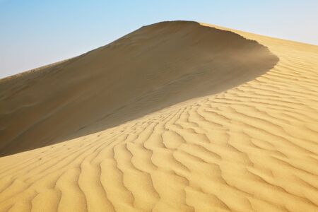 Sand dunes of desert Thar  in Rajasthan, India