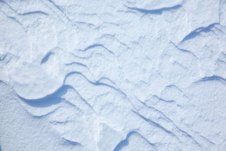 Snow texture over ice in siberian lake Baikal
