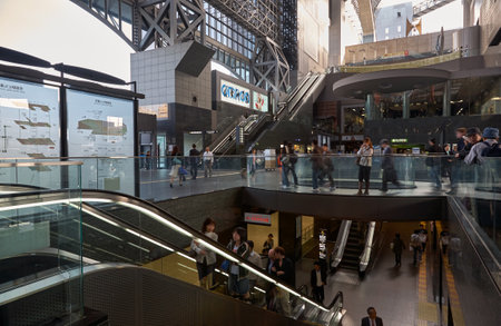 KYOTO, JAPAN - OCTOBER 22, 2007: The barrels with Japanese pickles (tsukemono) including radish (daikon), cucumber, eggplant, carrot, cabbage, water lily root, ginger on the Nishiki Market. Kyotoのeditorial素材