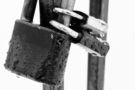 three lockの写真素材