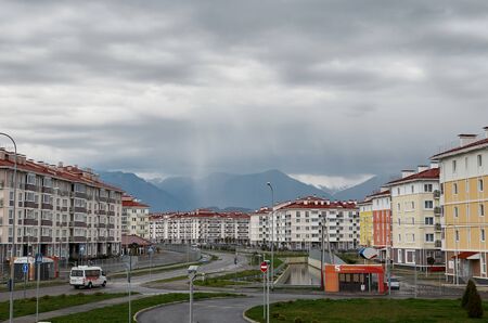Sochi. Russia. Olimpic villageのeditorial素材