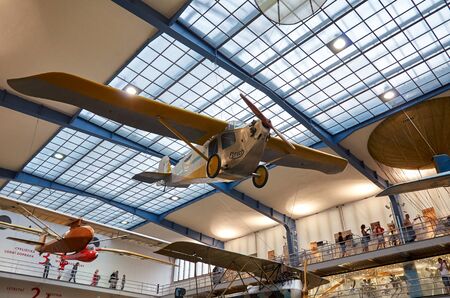 Czech Republic. Prague. National Technical Museum. Vintage aircraft. June 11, 2016のeditorial素材