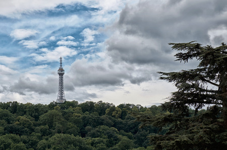 Czech Republic. Prague. Petrin lookout tower in Prague. June 13, 2016のeditorial素材