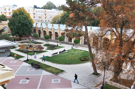 Russia. Stavropol region. Kislovodsk. Narzan gallery in the resort park in Kislovodsk. October 12, 2016.のeditorial素材