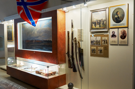 Belarus. Brest. Brest Fortress. The Museum of Defense of the Brest Fortress-Hero. Interior decoration of the museum. May 23, 2017のeditorial素材