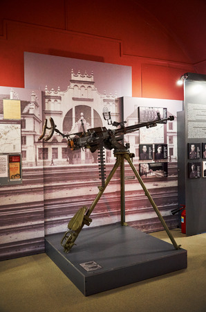 Belarus. Brest. Brest Fortress. The Museum of Defense of the Brest Fortress-Hero. Interior decoration of the museum. May 23, 2017のeditorial素材