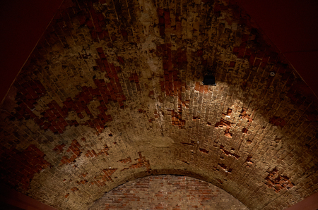 Belarus. Brest. Brest Fortress. Brick ceiling of the Museum of Defense of the Brest Fortress-Hero. May 23, 2017のeditorial素材