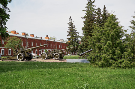 Belarus. Brest. Cannons on the territory of the Brest Fortress. May 23, 2017のeditorial素材