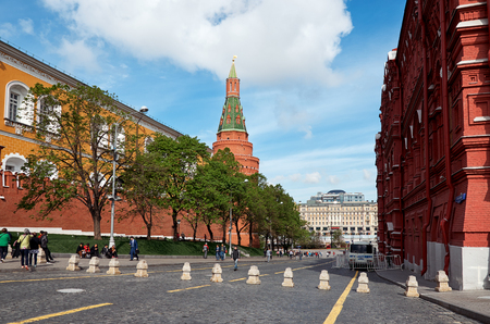 Russia. Moscow. Kremlin passage near the Red Square in Moscow. May 25, 2017のeditorial素材