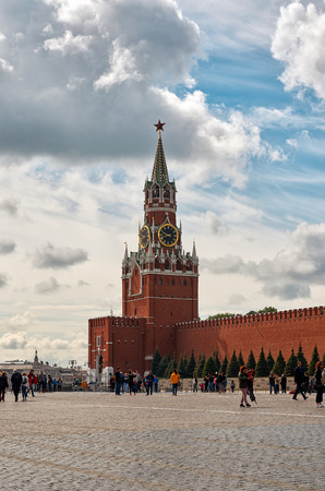 Russia. Moscow. The Kremlin on Red Square in Moscow. May 25, 2017のeditorial素材
