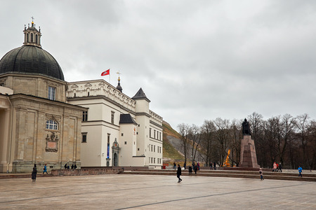 Lithuania. Vilnius. St. Stanislaus Cathedral in Vilnius. December 31, 2017