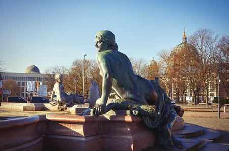 Germany. Berlin. Fountainのeditorial素材