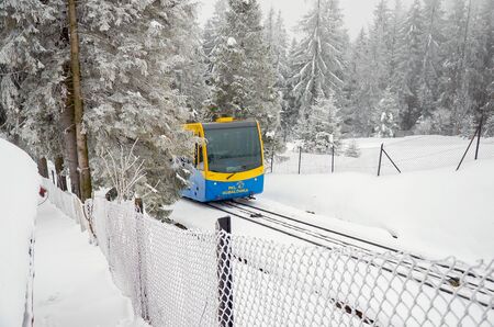 Poland. Zakopane. Ski resort in Zakopane. February 22, 2018