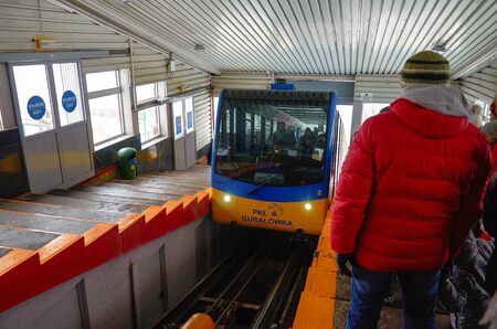 Poland. Zakopane. Ski resort in Zakopane. February 22, 2018のeditorial素材