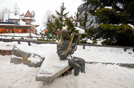 Poland. Zakopane. Ski resort in Zakopane. February 22, 2018のeditorial素材
