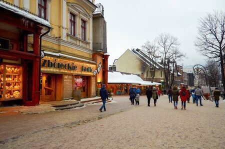 Poland. Zakopane. Ski resort in Zakopane. February 22, 2018