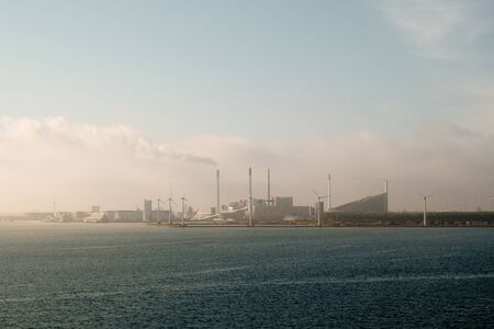 Denmark. Copenhagen. Water surface near Copenhagen. September 19, 2018