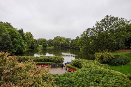 Norway. Oslo. Vigeland Sculpture Park. Part of a large Frogner park. September 18, 2018のeditorial素材