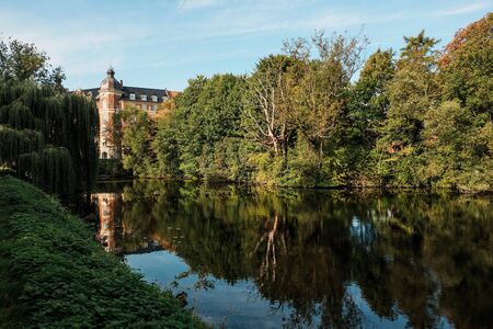 Denmark. Copenhagen. Houses and streets of Copenhagen. City autumn landscape. September 19, 2018のeditorial素材