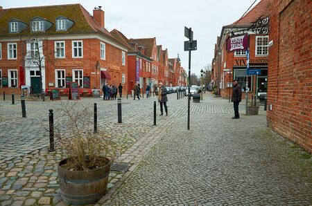 Germany. Potsdam. Dutch Quarter - Potsdam district, built in the Dutch style. February 18, 2018