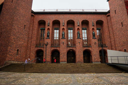 Sweden. Stockholm. Town Hall of Stockholm. Symbol of the Swedish capital. September 17, 2018のeditorial素材