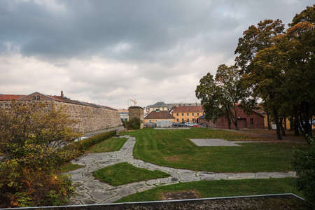 Norway. Oslo. The territory of the Akershus Fortress in Oslo. September 18, 2018のeditorial素材