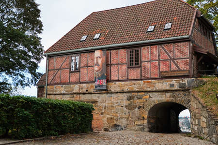 Norway. Oslo. The territory of the Akershus Fortress in Oslo. September 18, 2018のeditorial素材