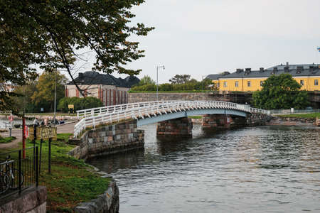 Finland Helsinki. The territory of the fortress Sveaborg in Helsinki. September 16, 2018のeditorial素材