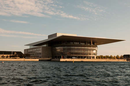 Denmark. Copenhagen. Houses and streets of Copenhagen. City autumn landscape. September 19, 2018のeditorial素材