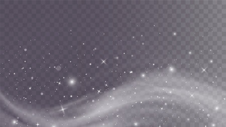 Christmas background. Powder PNG. Magic shining white dust. Fine, shinyのイラスト素材