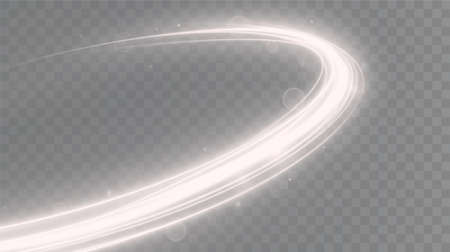 Light white Twirl. Png Curve light effect of white lineのイラスト素材