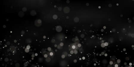 Christmas glowing light bokeh confetti and spark overlay texture forのイラスト素材