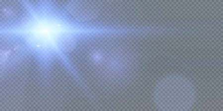 Shining neon stars isolated on black background.のイラスト素材